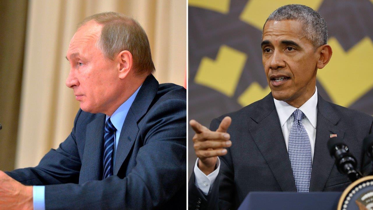 Thorn in his side: Obama meets one final time with Putin