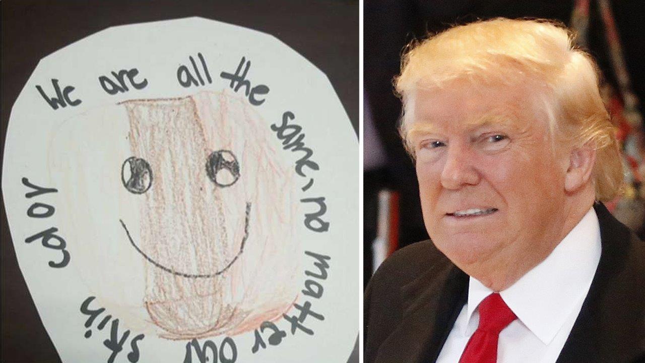 Kids are writing letters to Donald Trump