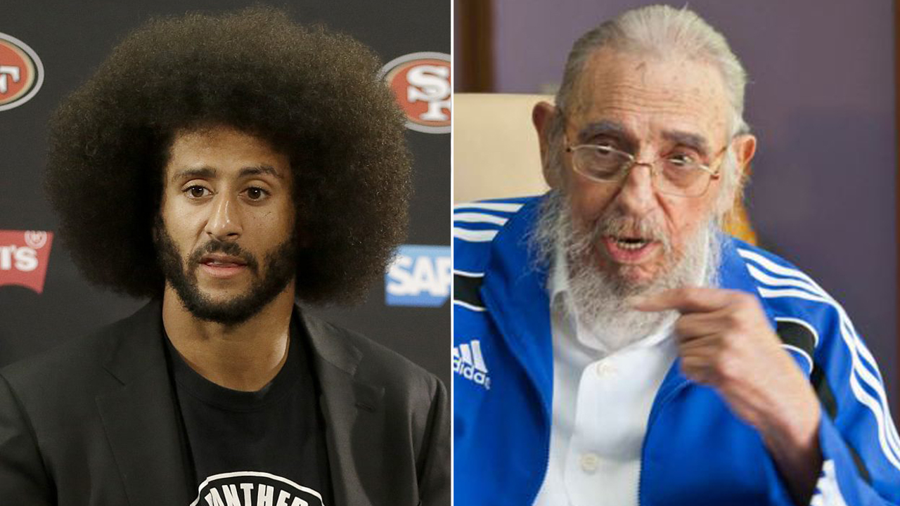Kaepernick defended Castro days before dictator's death