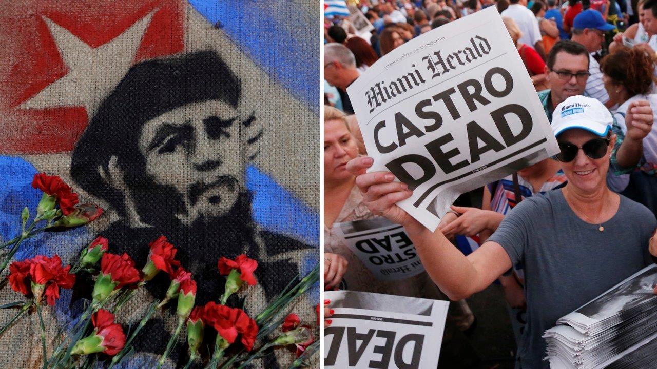 Celebration, sorrow expressed over Fidel Castro death 