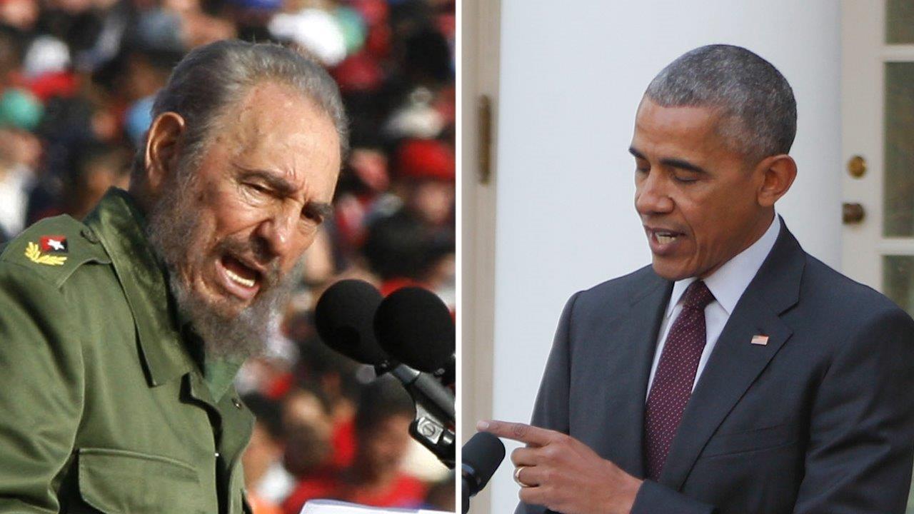 Republicans rip President Obama's Castro condolences