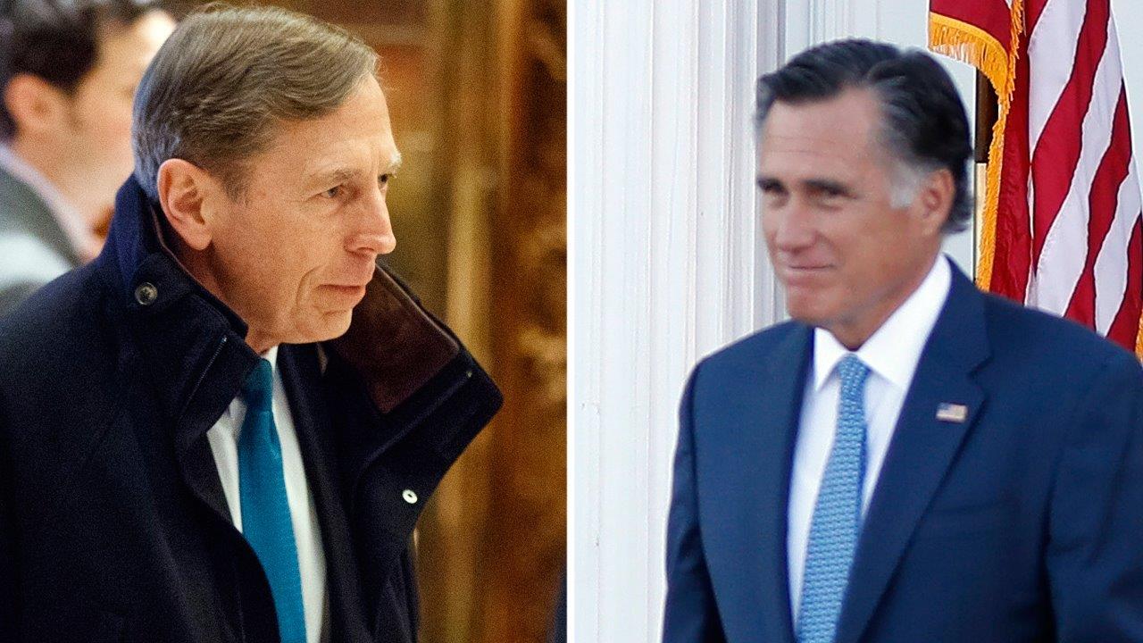 Petraeus meets with Trump amid the parade of candidates