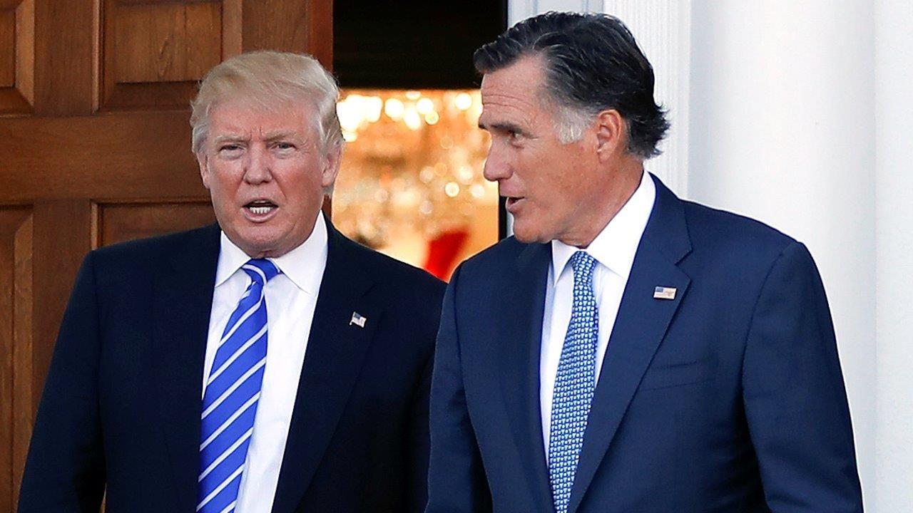 Romney, Trump to meet over Cabinet picks