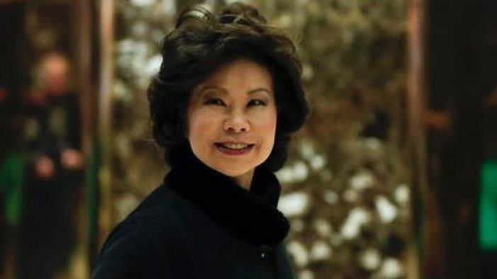 Trump to tap Elaine Chao for transportation secretary