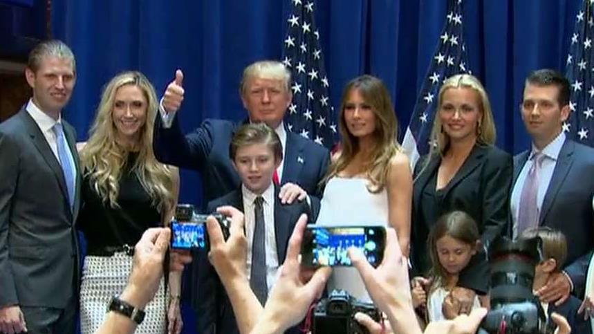 Trump vows to let his kids take over family businesses