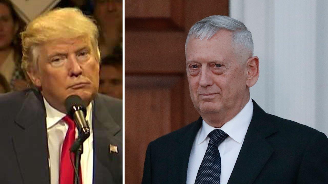 Trump: We're going to appoint Gen. Mattis as Sec. of Defense