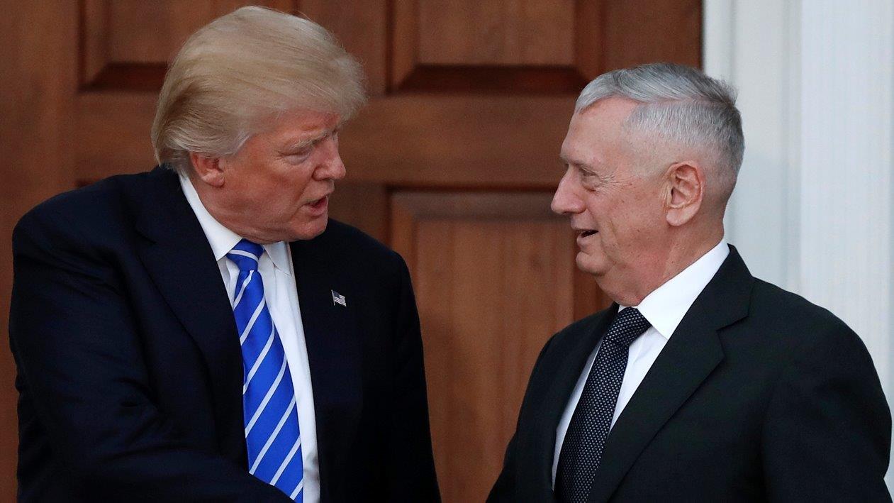 President-elect names General Mattis as secretary of defense