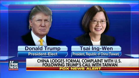 China lodges formal complaint after Trump's call with Taiwan