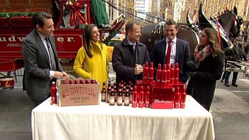 Budweiser launches holiday-themed bottles