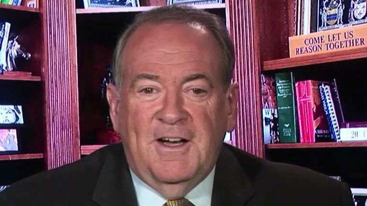 Huckabee hits transition coverage