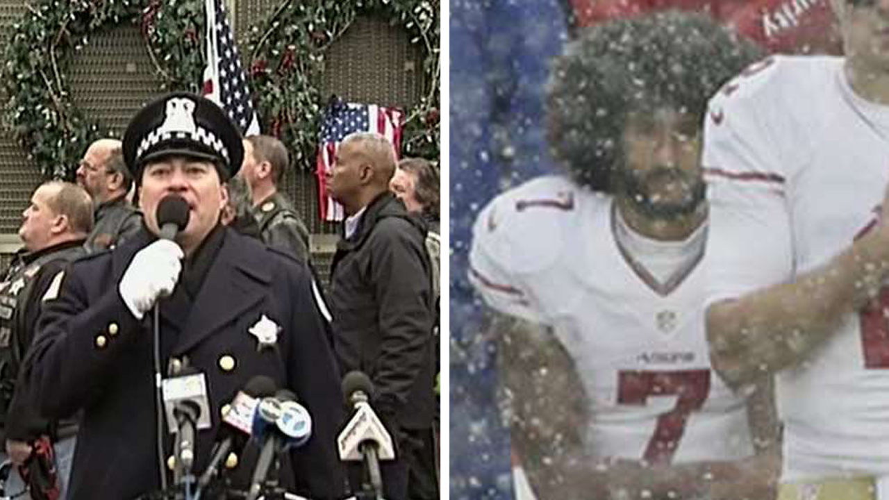 Cops and veterans team up to protest Kaepernick 