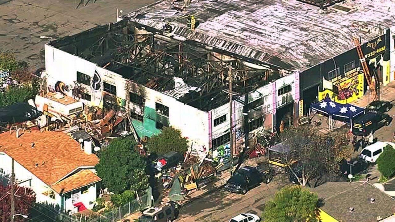 Fire officials: 36 dead in Oakland warehouse fire