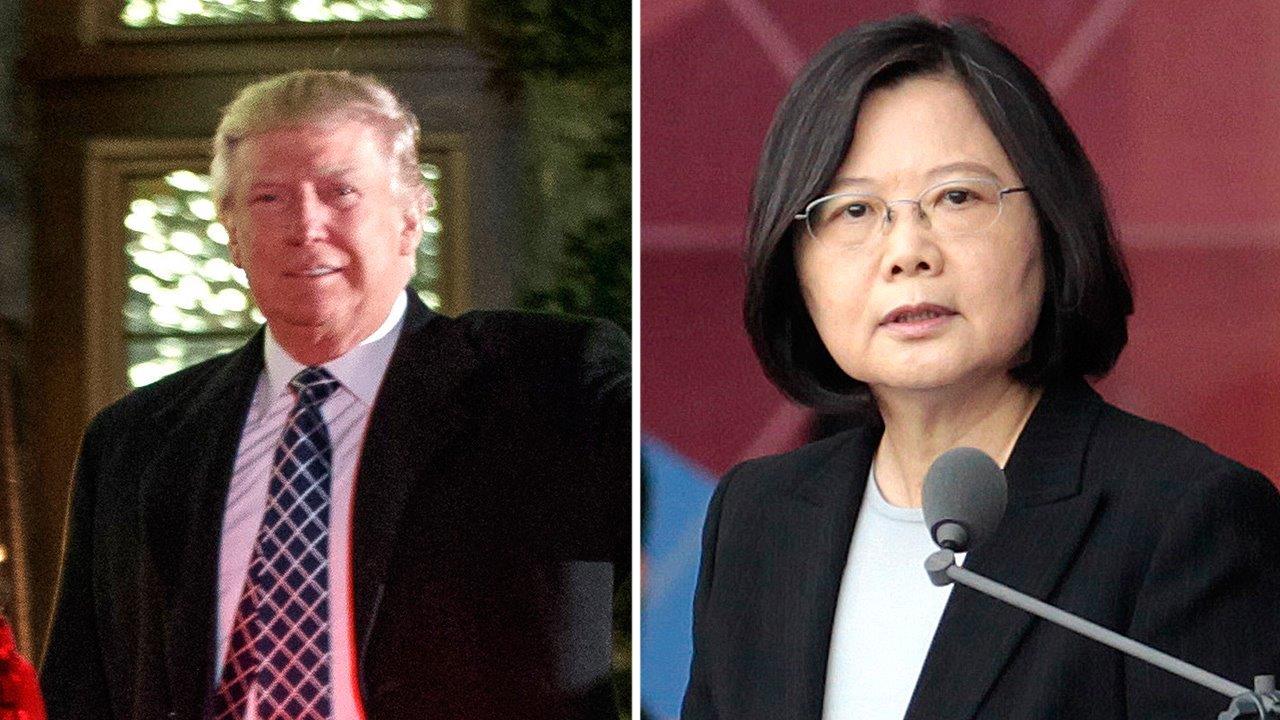 Trump's call with the president of Taiwan sparks outrage