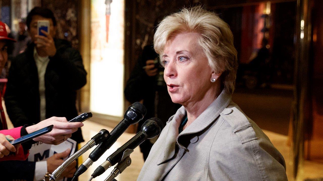 Linda McMahon tapped to head Small Business Administration