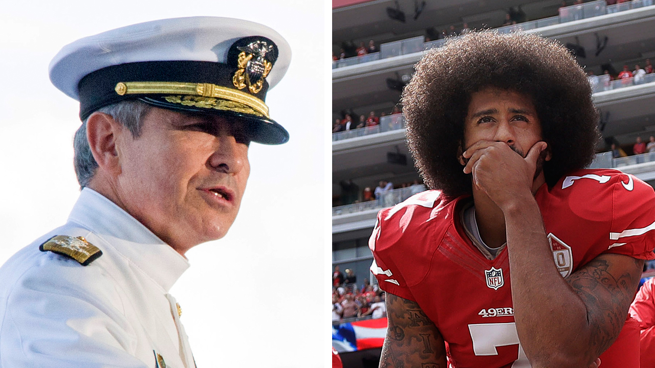 Admiral calls out Kaepernick during Pearl Harbor speech