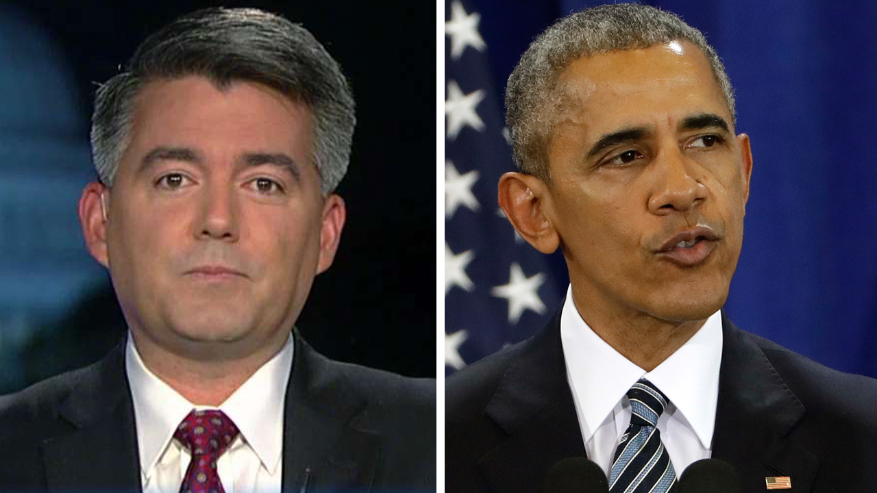 Sen. Cory Gardner calls on Obama to stop the regulations