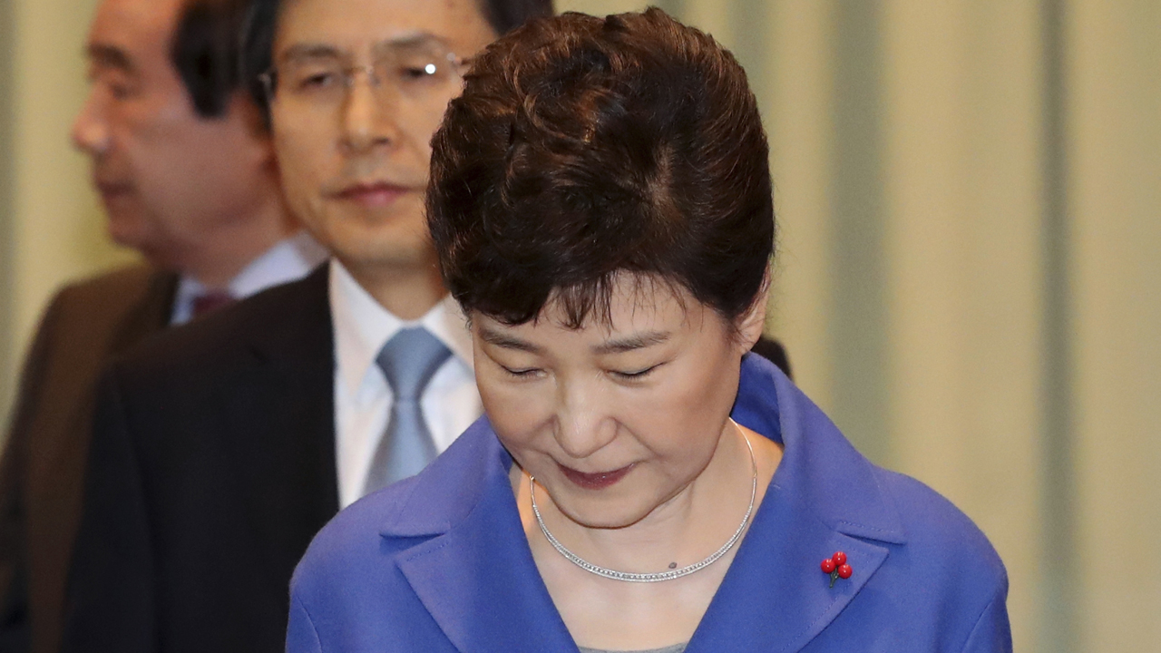 South Korea's president Park Geun-hye impeached