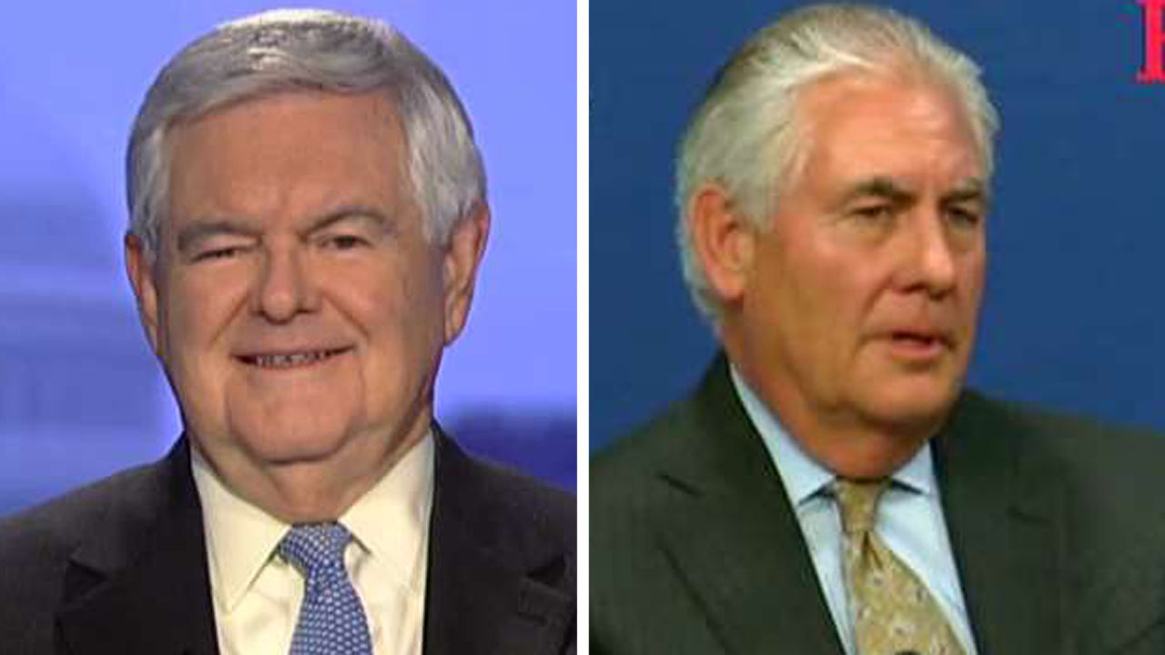 Gingrich: Tillerson is 'as good a catch as you can get'