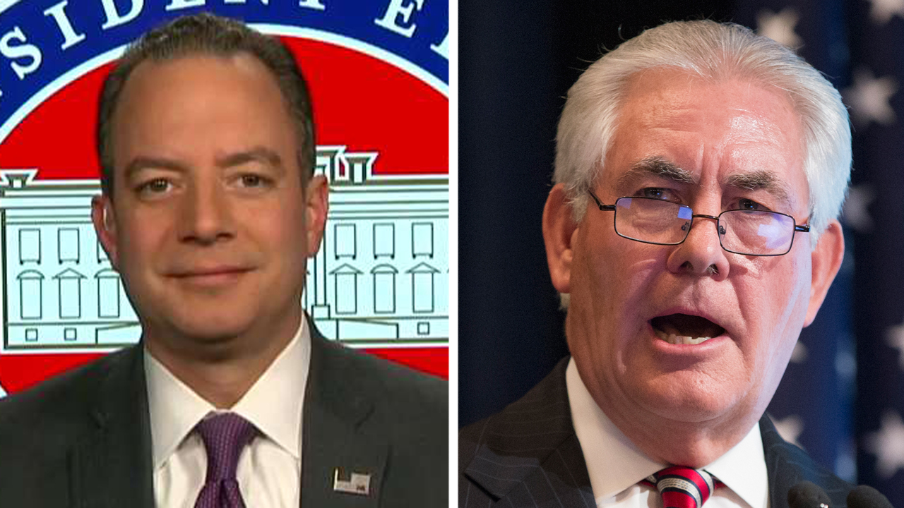 Priebus: 'Excited' at what Tillerson will bring to the table
