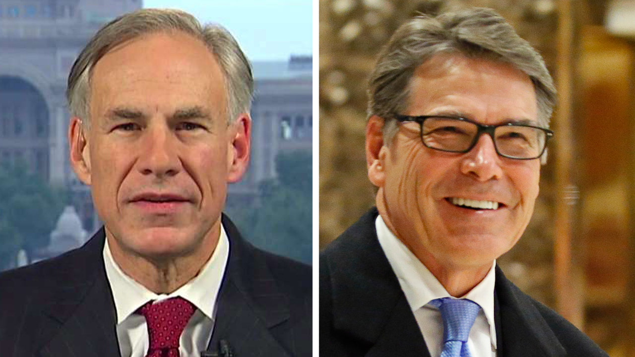 Gov. Abbott on Trump tapping Rick Perry for energy secretary