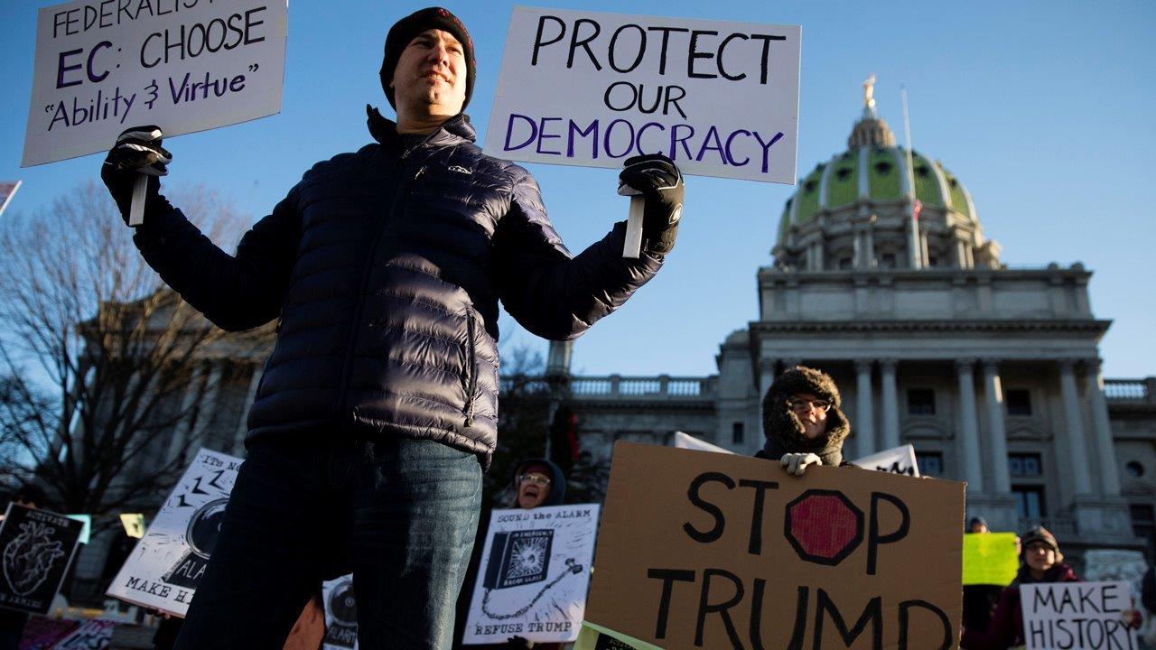 Protests planned ahead of Electoral College vote 