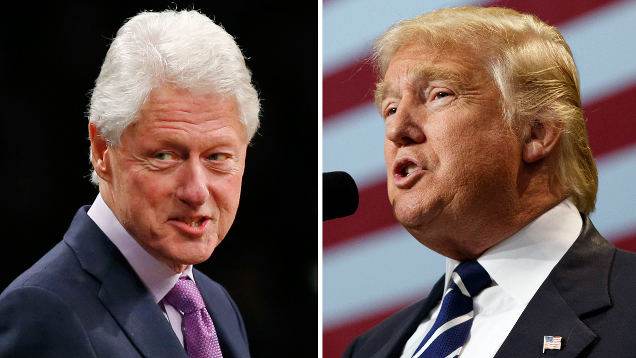 President-elect hits back at Bill Clinton in pair of tweets