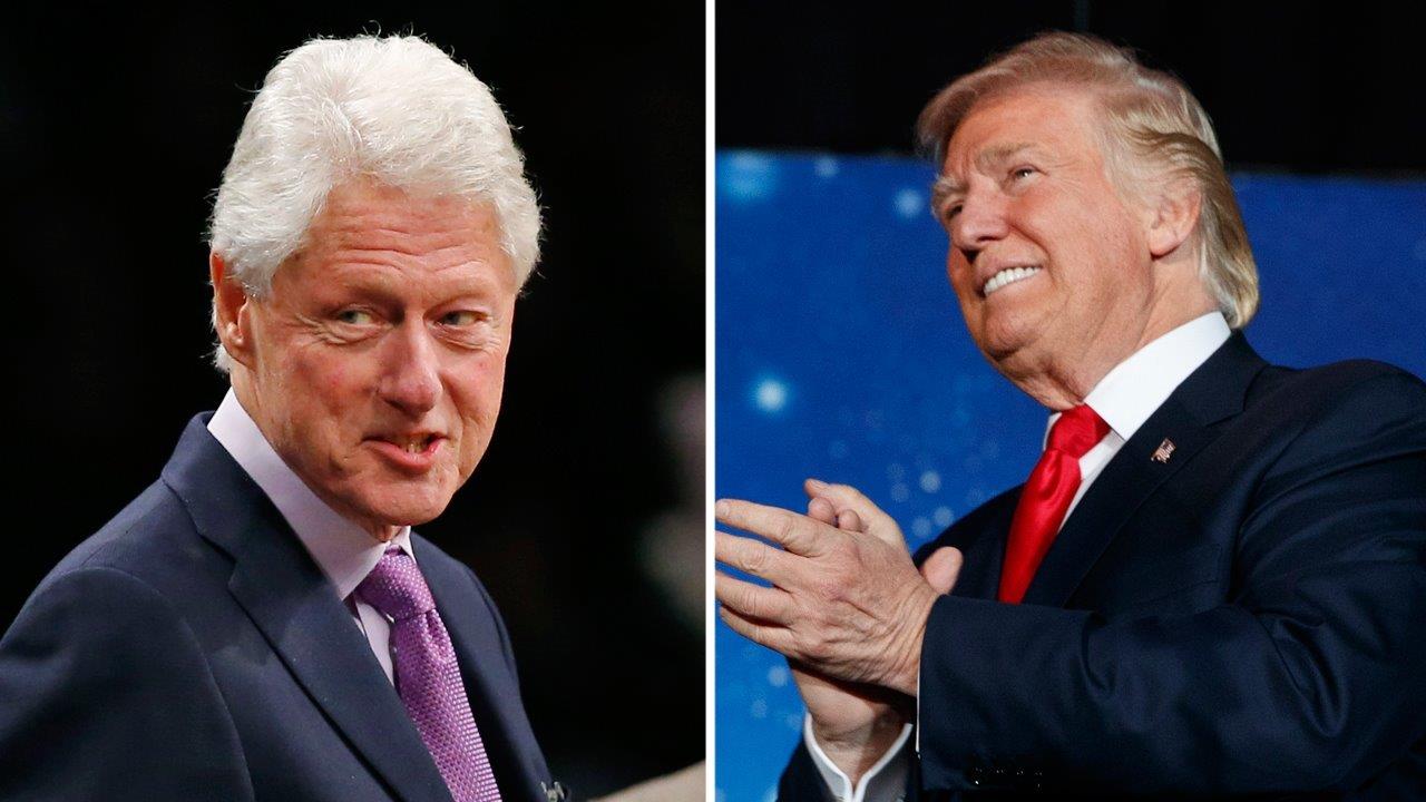 Bill Clinton, Donald Trump squabble over an insult