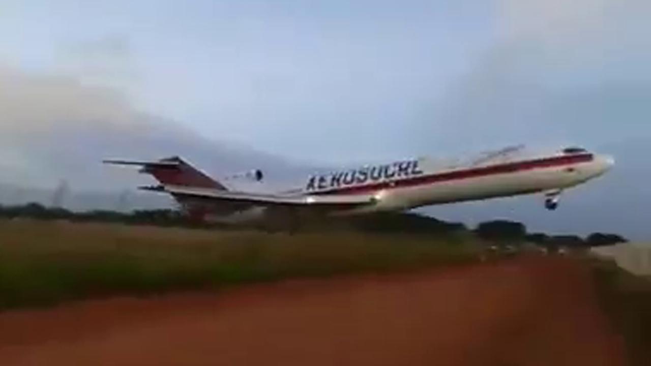 Cargo plane crashes shortly after takeoff in Colombia