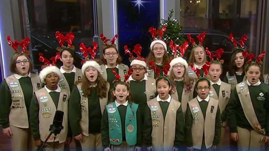 Girl Scouts of Nassau County sing 'Silent Night'