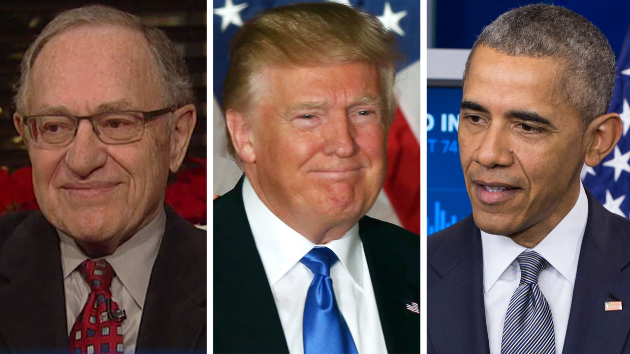 Alan Dershowitz: Trump was right to try to stop Obama