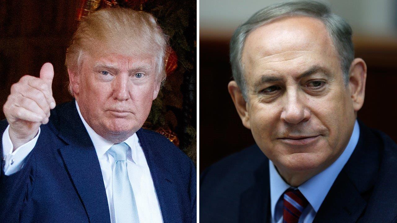 Trump signals stronger ties with Israel on Twitter