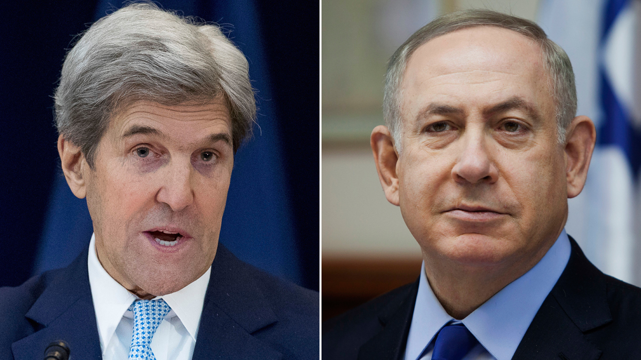 Kerry, Netanyahu at odds over UN resolution