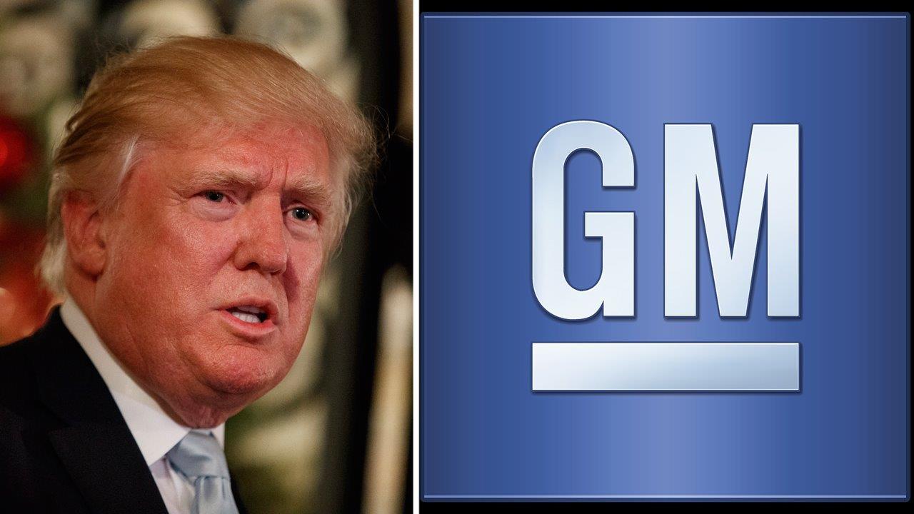 Trump makes an example out of General Motors on Twitter