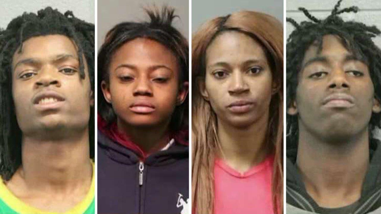 Four charged with hate crime in online torture video