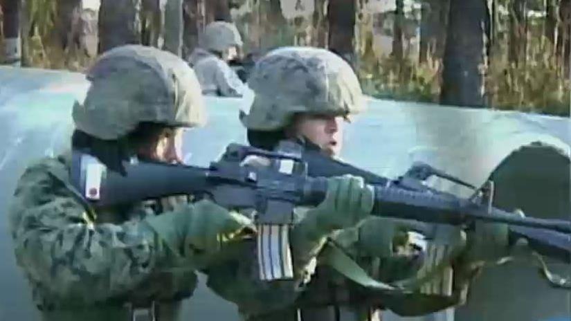 Marines add first female ground infantry