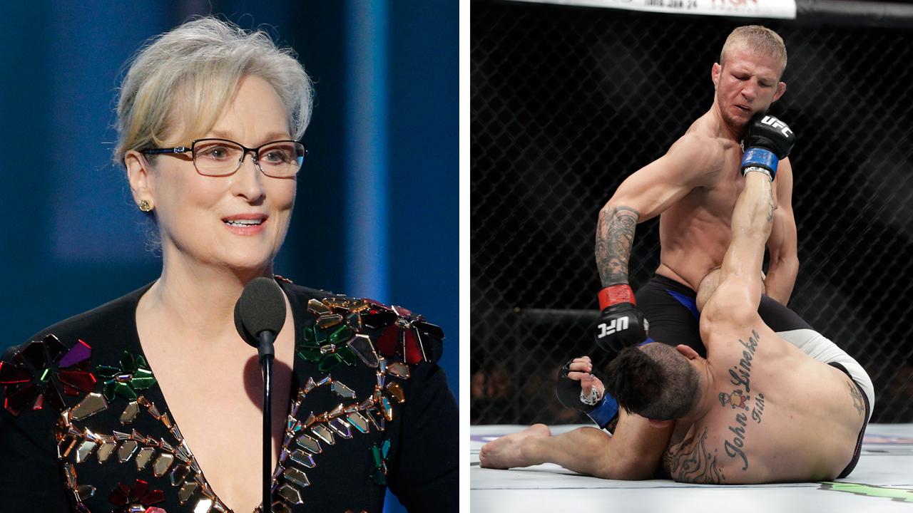 Meryl Streep also disses NFL, MMA in Trump speech