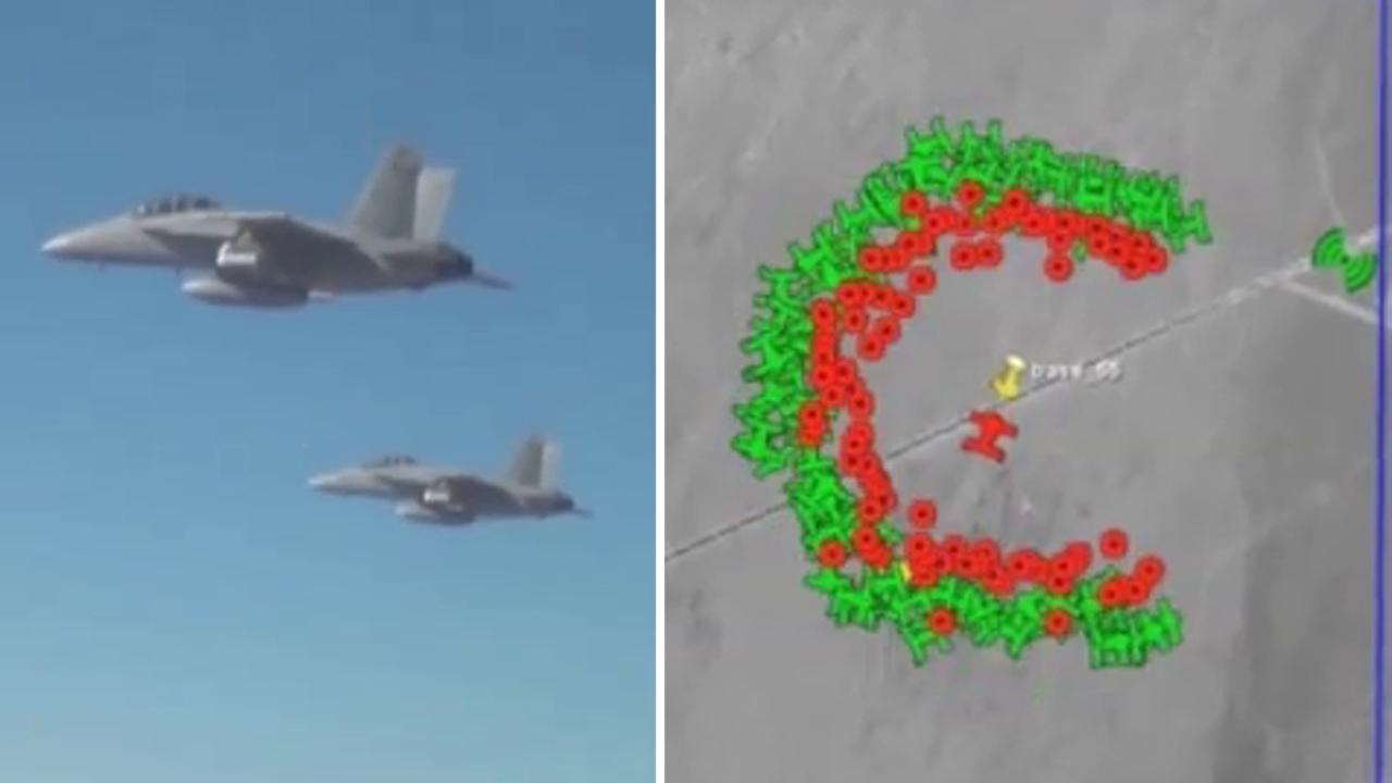 103 micro-drones launched from jets to test swarm technology