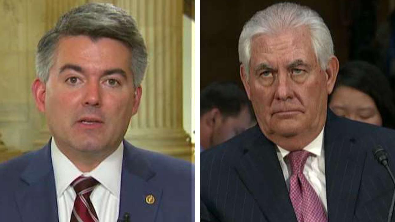 Sen. Gardner: Tillerson hearing providing clarity on Russia
