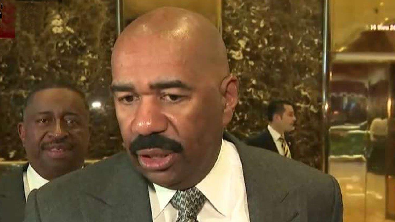 Steve Harvey: Trump seems sincere about helping inner cities