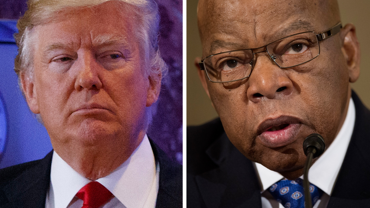 President-elect Trump continues Twitter feud with Rep. Lewis