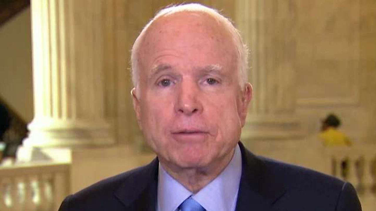 Sen. McCain: Dossier leak was 'totally wrong'