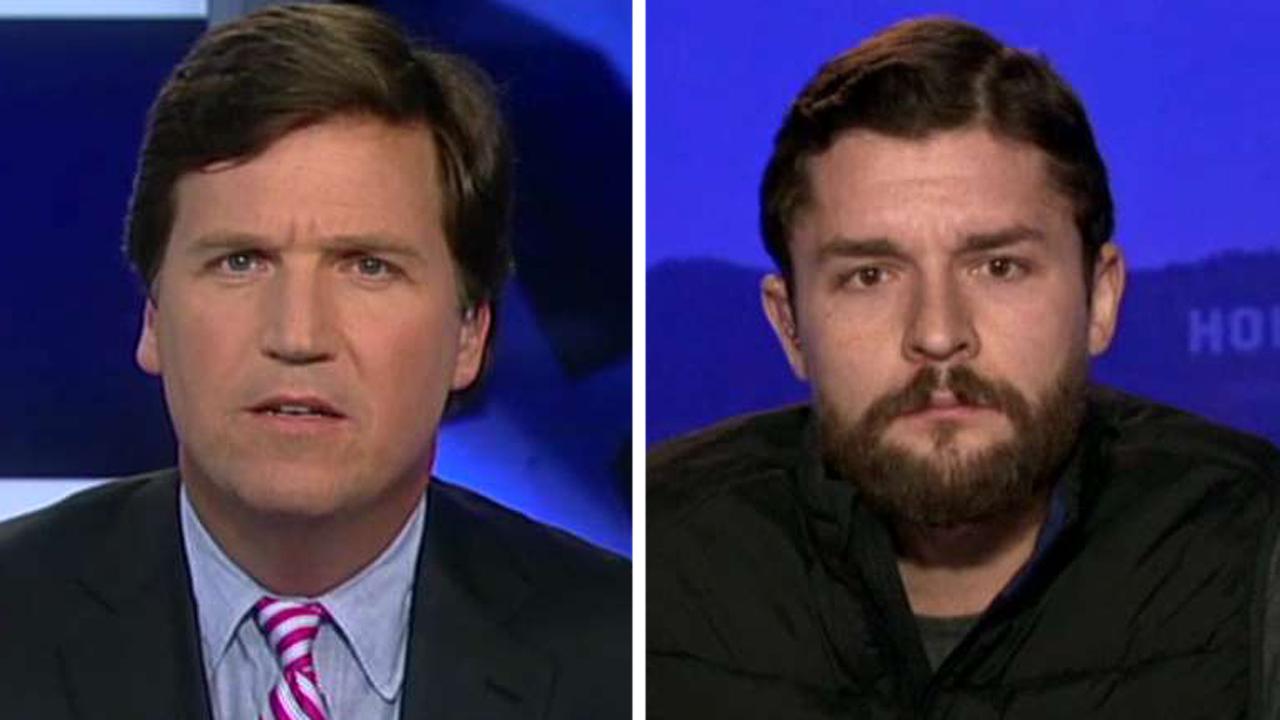 Tucker vs. suspected pay-for-protest group
