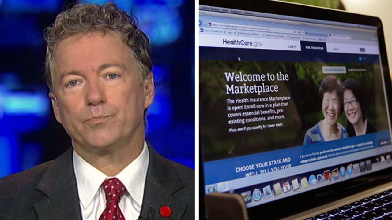 Sen. Rand Paul lays out his plan to replace ObamaCare