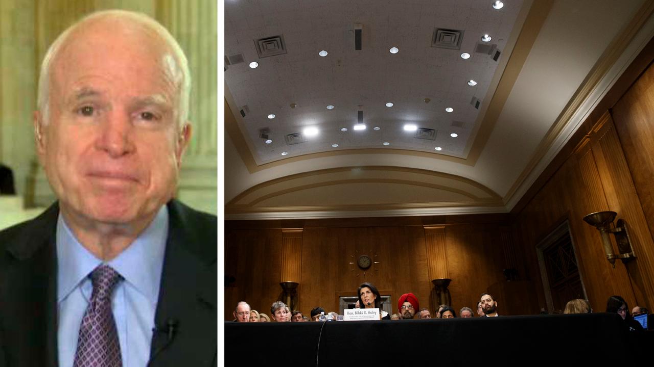 Sen. McCain: Democrats have slowed Trump confirmations