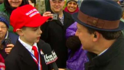 9-year-old boy: Someday I want to be president