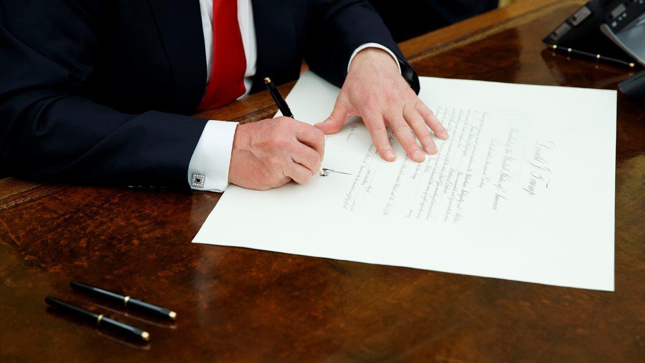 President Trump signs executive order on ObamaCare