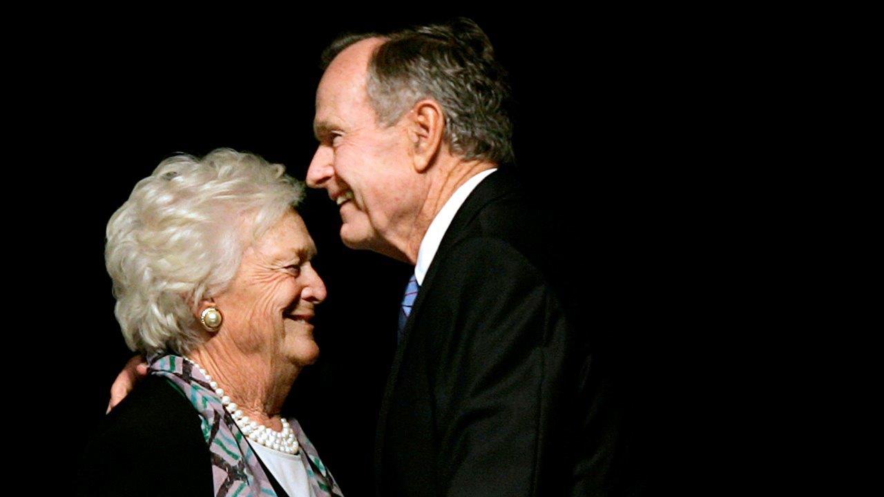 President George HW Bush recovering from pneumonia 