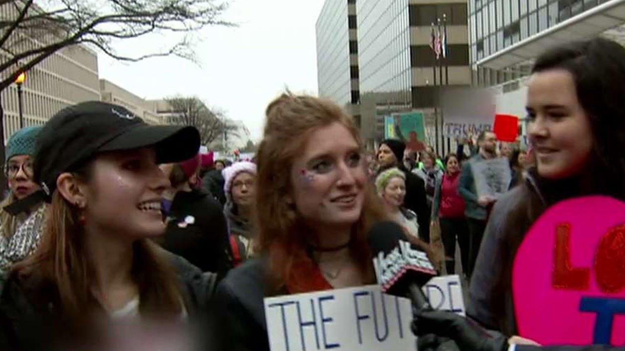 'Watters' World' is there as women march on Washington