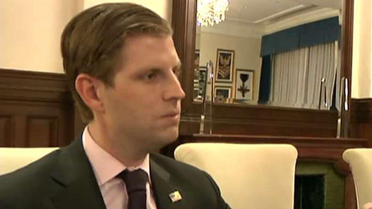 Eric Trump opens up about his father's inauguration