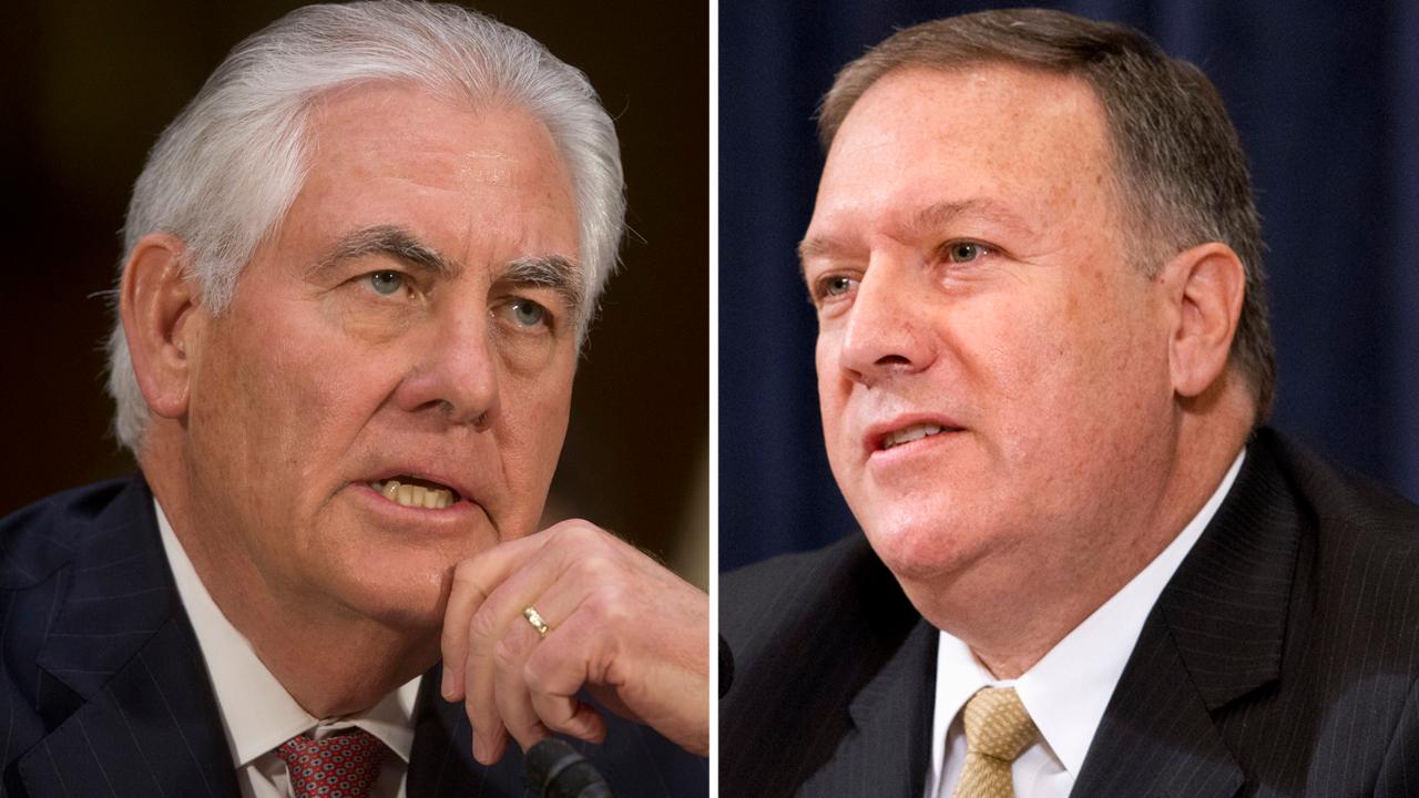 Tillerson, Pompeo on path to Senate confirmations